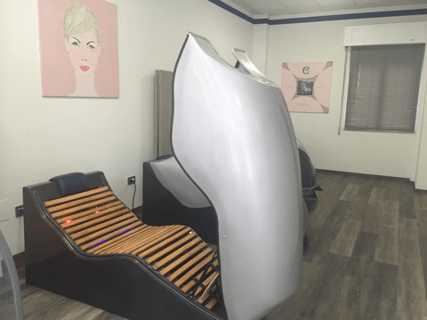 Lettino con ossigeno